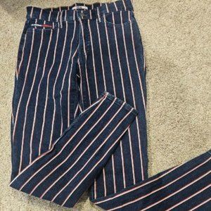 Tommy Hilfiger vintage high rise pin striped pants size 2